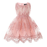 Girls Dress Elegant Baby Wedding Ball Gown Children Lace Dresses Birthday Kids Flower Frocks Party Prom Vestidos for Girl