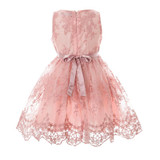Girls Dress Elegant Baby Wedding Ball Gown Children Lace Dresses Birthday Kids Flower Frocks Party Prom Vestidos for Girl