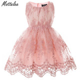 Girls Dress Elegant Baby Wedding Ball Gown Children Lace Dresses Birthday Kids Flower Frocks Party Prom Vestidos for Girl