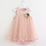 Girls Dress 2018 Brand Kids Clothes Butterfly Sleeve Letter T-shirt+Floral Voile Dress 2Pcs for Clothing Sets Children Dress
