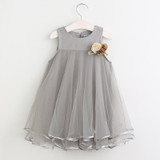 Girls Dress 2018 Brand Kids Clothes Butterfly Sleeve Letter T-shirt+Floral Voile Dress 2Pcs for Clothing Sets Children Dress