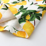 Girls Dress 2017 Summer Girls Dresses Kids Clothes Cotton Lemon Floral Print Wedding Dress Girl Vetement Fille