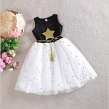 Girls Dress 2017 Summer Girls Dresses 2-12t Sequin Dresses Kids Clothes Cotton Children's Clothing Christmas Dressparty Costume