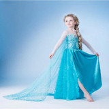 Girls Dress 2017 Summer Baby Princess Dress Elsa Anna Lace Children Clothing Dresses Party Wedding Cosplay Costume Kids Vestidos