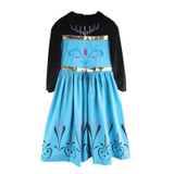 Girls Dress 2017 Summer Baby Princess Dress Elsa Anna Lace Children Clothing Dresses Party Wedding Cosplay Costume Kids Vestidos