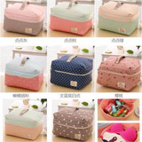Girls Cute Makeup Bags Portable Women Cotton Organizer Cosmetic Bag Thicken Beauty Pouch Storage Bag Cosmetic Toiletry Bags