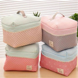 Girls Cute Makeup Bags Portable Women Cotton Organizer Cosmetic Bag Thicken Beauty Pouch Storage Bag Cosmetic Toiletry Bags