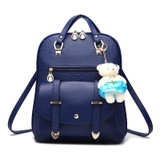 Girls Cute Leather Backpacks Fashion School Bags For Girl Shoulder Bag Summer Candy Colors Backpack