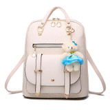 Girls Cute Leather Backpacks Fashion School Bags For Girl Shoulder Bag Summer Candy Colors Backpack
