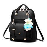 Girls Cute Leather Backpacks Fashion School Bags For Girl Shoulder Bag Summer Candy Colors Backpack