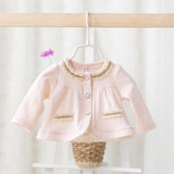 Girls Cotton Jacket Spring and Autumn Baby Long Sleeve Shirt Infant Little Jacket to Match Dress Baby Girls Outerwear Clothes
