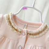 Girls Cotton Jacket Spring and Autumn Baby Long Sleeve Shirt Infant Little Jacket to Match Dress Baby Girls Outerwear Clothes