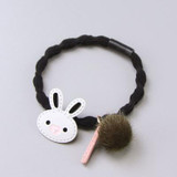 Girls Cute Cartoon Alloy Rabbit Ball Elastic Hair Bands Hair Ornament Hair Ropes Rubber Band Headbands Children Hair Accessories