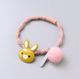 Girls Cute Cartoon Alloy Rabbit Ball Elastic Hair Bands Hair Ornament Hair Ropes Rubber Band Headbands Children Hair Accessories