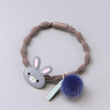 Girls Cute Cartoon Alloy Rabbit Ball Elastic Hair Bands Hair Ornament Hair Ropes Rubber Band Headbands Children Hair Accessories