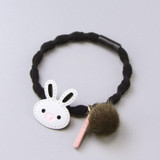 Girls Cute Cartoon Alloy Rabbit Ball Elastic Hair Bands Hair Ornament Hair Ropes Rubber Band Headbands Children Hair Accessories