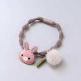 Girls Cute Cartoon Alloy Rabbit Ball Elastic Hair Bands Hair Ornament Hair Ropes Rubber Band Headbands Children Hair Accessories