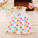 Girls Cute Dress Baby Tank Baby Summer Outerwear Girls Clothes Baby Vest Baby Tops