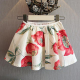 Girls Clothing Sets 2017 Summer Fashion Style New Girls Clothing Sets Kids Wear Flower + Skirts Children Simple Suits Clothes