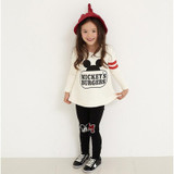 Girls clothing Set Mickey Printed Full Sleeve Shirt Legging Pants Baby Girl Tracksuit Girls Sport Clothes Set Baby Kids Clothing