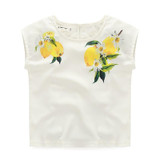 Girls Clothing Set Lemon Printed Brand Shirt + Skirt Suit Girls Clothes Kids children clothing Outfit Spring Summer Clothes Set
