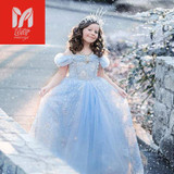 Girls Clothes Cinderella dress for Girls Cosplay Princess Dress Kids Costume Girls Summer Girls Dress New 3-10Yrs New Year