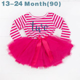 Newborn Baby Girl Clothes Brand 2018 Girl Dress Kids Dresses For Toddler Girl 1 Year Birthday Party Wear Children Girl Clothing