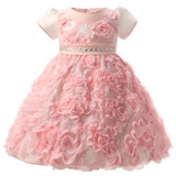 Newborn Baby Girl Christmas Dress Little Bridesmaid Dress Christening Toddler Girl Clothing Kids Infant Birthday Party Dress
