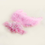 Newborn Baby Flower Headband+Wing Prop Outfits Costume Photo Photography Set