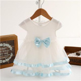 NewBorn Baby Dress Summer Cotton Bow Baby Rompers For girls Summer Kids Infant Clothes Baby Girls Jumpsuit Girls Dress