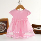 NewBorn Baby Dress Summer Cotton Bow Baby Rompers For girls Summer Kids Infant Clothes Baby Girls Jumpsuit Girls Dress