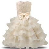 Newborn Baby Dress Kids Party Wear Princess Costume For Girl Tutu Bebes Infant 1 2 Year Birthday Dresses Girl Summer Red Clothes