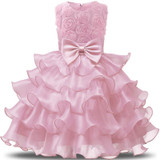 Newborn Baby Dress Kids Party Wear Princess Costume For Girl Tutu Bebes Infant 1 2 Year Birthday Dresses Girl Summer Red Clothes