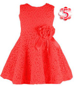 Newborn Baby Dress Kids Party Wear Princess Costume For Girl Tutu Bebes Infant 0-2 Year Birthday Dresses Girl Summer Red Clothes