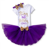 Newborn Baby Dress Kids Party Clothes For 2 years Girls Boutique Clothing Infant Second Birthday Tutu Outfits vestidos de bebes