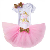 Newborn Baby Dress Kids Party Clothes For 2 years Girls Boutique Clothing Infant Second Birthday Tutu Outfits vestidos de bebes