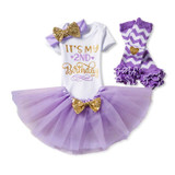 Newborn Baby Dress Kids Party Clothes For 2 years Girls Boutique Clothing Infant Second Birthday Tutu Outfits vestidos de bebes