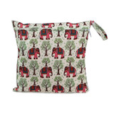 Newborn Baby Diaper Bag Reusable Waterproof Cartoon Wet Dry Bag Nappy Zip Pouch