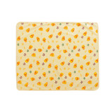 Newborn Baby Cute Duckling Printed Changing Pad Urinal Pad For Infant Bed Waterproof Cloth Diaper Inserts Changing Mat For Crib