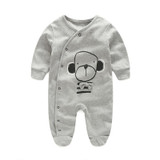 Newborn Baby clothes Winter Long sleeves with feet Baby boy girl clothes Babies overalls Ropa de bebe Infant Product Baby romper