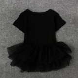 Newborn Baby Clothes Summer 2017 Girls Dress Baby Girl Short Sleeve Princess Dress Kids Girls Birthday Party Tutu Dress