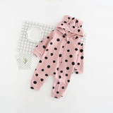 Newborn Baby Clothes Hooded Baby Rompers Long Sleeve Baby Girls Clothing Fall Baby Boy Jumpsuits Roupas Bebes Infant Costume