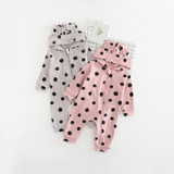 Newborn Baby Clothes Hooded Baby Rompers Long Sleeve Baby Girls Clothing Fall Baby Boy Jumpsuits Roupas Bebes Infant Costume