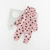 Newborn Baby Clothes Hooded Baby Rompers Long Sleeve Baby Girls Clothing Fall Baby Boy Jumpsuits Roupas Bebes Infant Costume