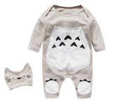 Newborn Baby Clothes Cartoon Baby Rompers Long Sleeve Baby Girls Clothing Toddler Jumpsuits Roupas Bebes Infant Costume