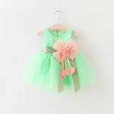 Newborn baby Candy color party dress disfraces infantiles princesa Baby girls clothes disfraz infantil wedding dress