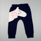 Newborn Baby Boys Girls Pants 2017 New Autumn Casual Cartoon Printing Middle Elastic Waist Pants Baby Boys Girls Trousers 4p050