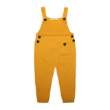Newborn Baby Boys Girls Overalls 2018 New Autumn Solid Casual Regular High Waist Pants For 1-5T Baby Boys Girls Overalls 5ov003