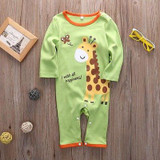 Newborn Baby Boys Girls Long Sleeve playsuit Romper Jumpsuit Animal Clothes Set xmas gift