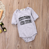 Newborn Baby boys girls letter Bodysuits onesie Infant Babies Boy Girl Cute Cotton Bodysuit one-pieces Outfits Kids Clothing